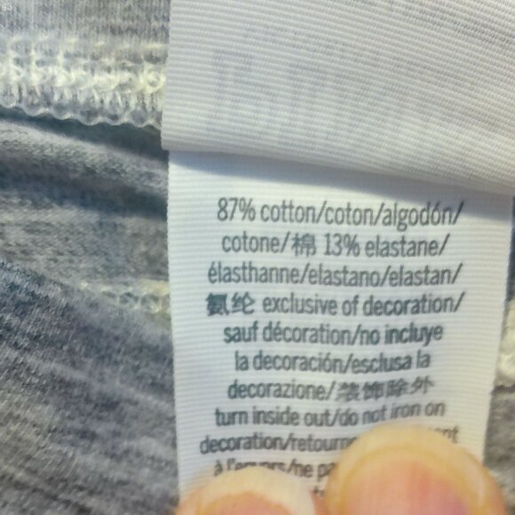 PINK BY VICTORIA SECRET Gray Heathered Criss Cross Waist Leggings XL - Picture 6 of 8